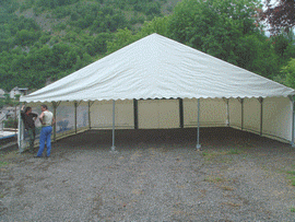 Tente de réception pignon 10m Vérona